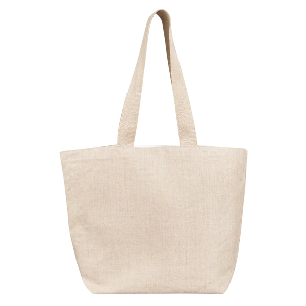 2qty NEW  / Sac cabas Lila en lin -  Ecru