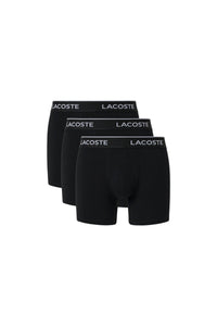 Set of 3 long stretch boxer shorts - Black