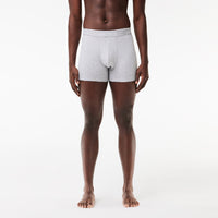 Set of 3 long stretch boxer shorts - Black & White