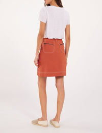 3qty RELIQUAT 65€ 0%  / Jupe droite Anny - Caramel