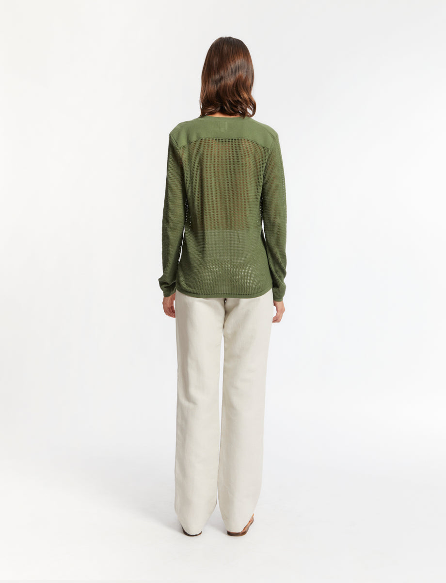 8qty RELIQUAT 50€ 22,2%  / Polo manches courtes Ilario - Khaki