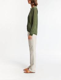 8qty RELIQUAT 50€ 22,2%  / Polo manches courtes Ilario - Khaki