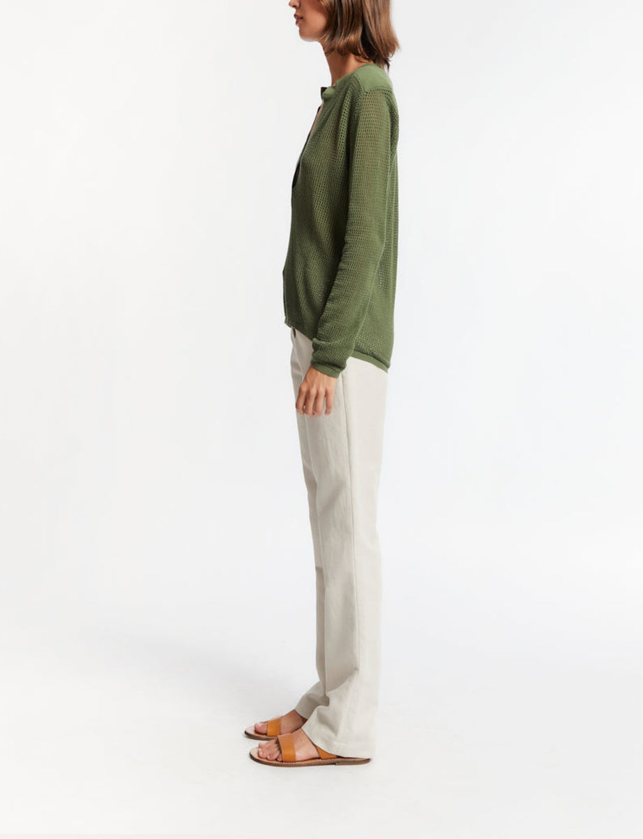 8qty RELIQUAT 50€ 22,2%  / Polo manches courtes Ilario - Khaki