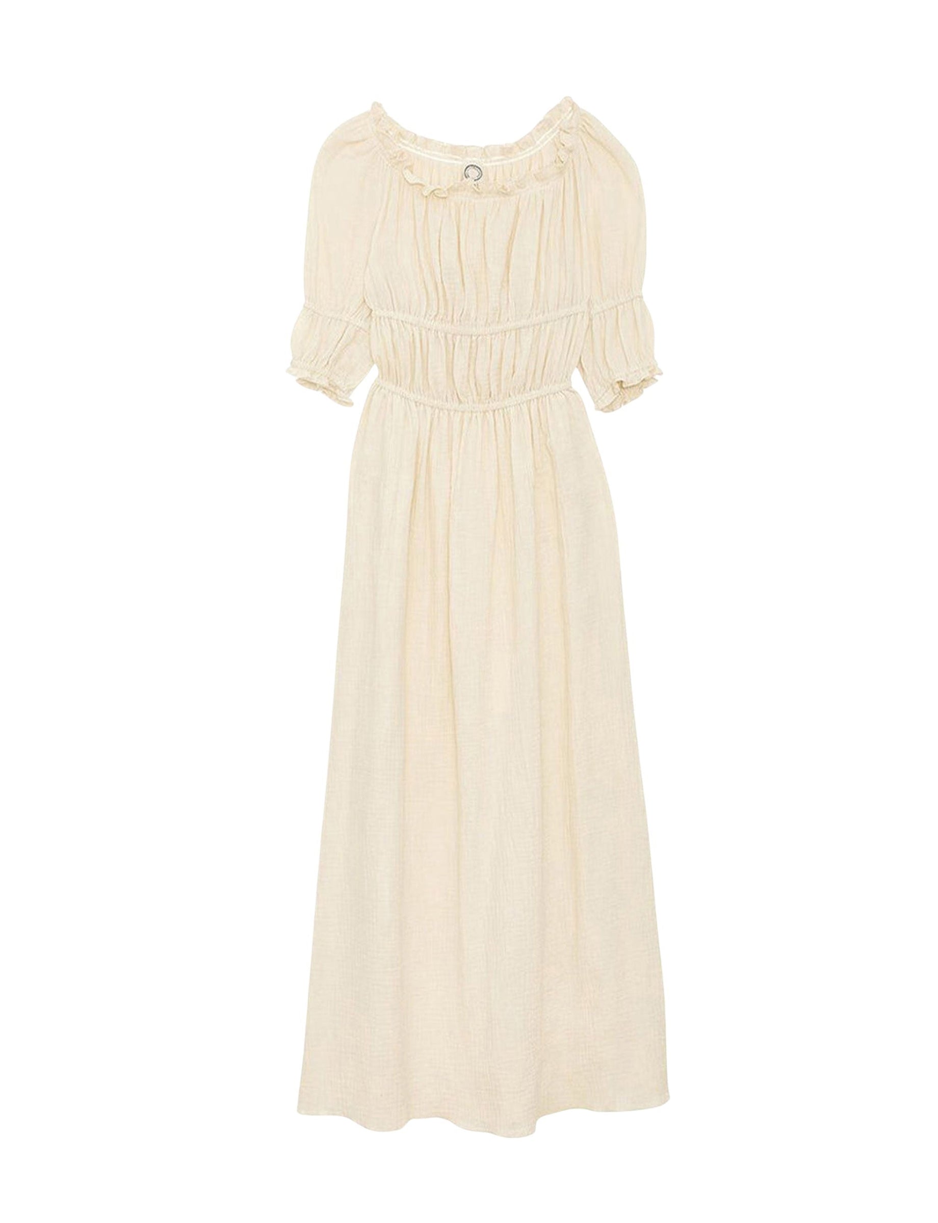 2qty RELIQUAT 90€ 66,7%  / Robe longue Amina - Ecru