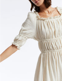 2qty RELIQUAT 90€ 66,7%  / Robe longue Amina - Ecru