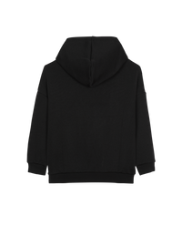 Sweat à capuche en coton à logo balmain - Noir