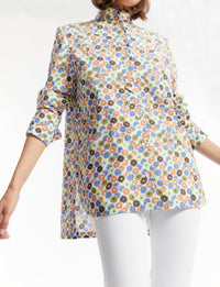 1qty RELIQUAT 80€ 0%  / Chemise droite Eugene - Flower Multicolor