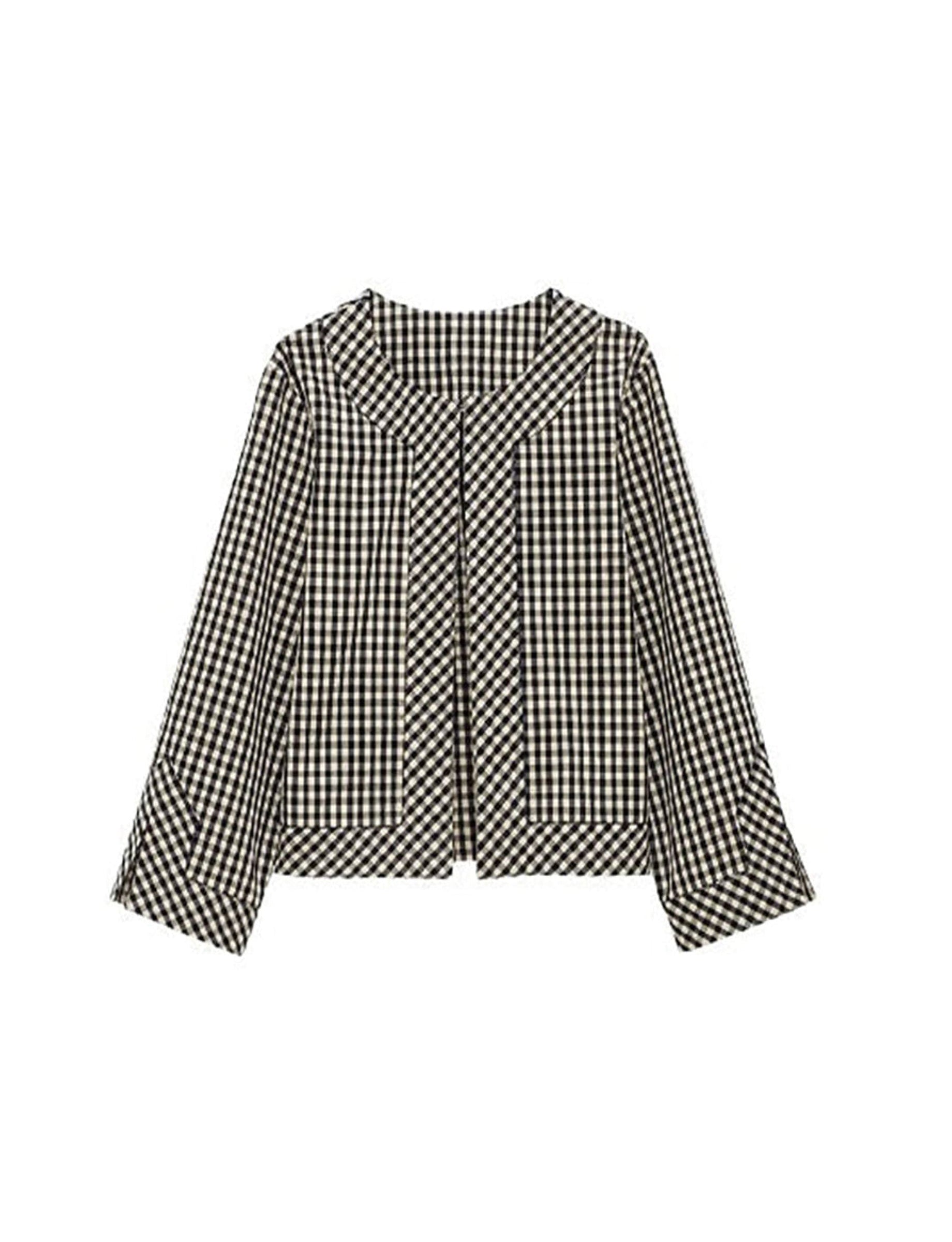 2qty RELIQUAT 90€ 100%  / Blazer évasé Charlus - Blue Ecru
