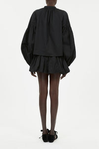 Blouse Rowena à manches longues - Noir