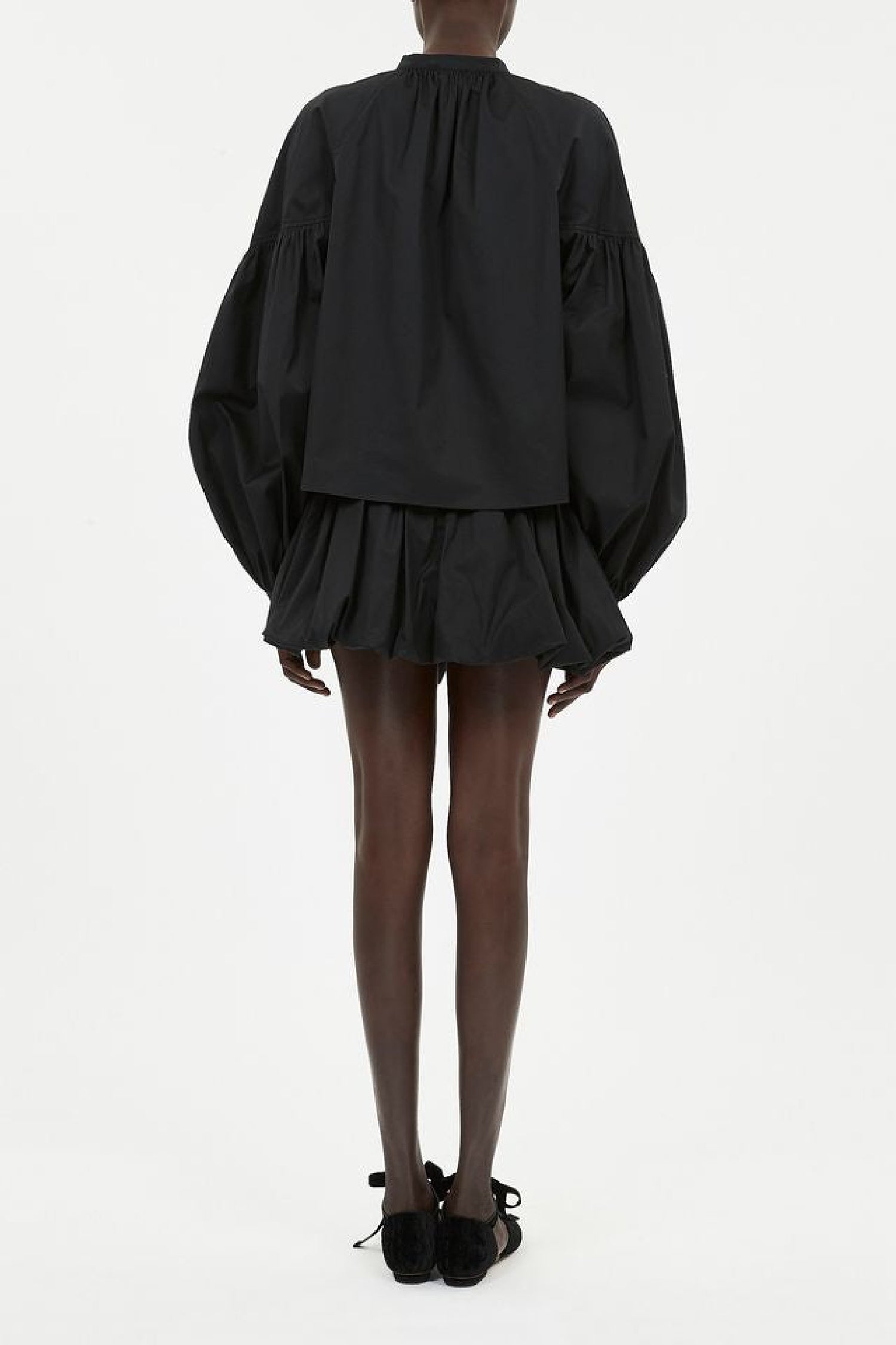 Blouse Rowena à manches longues - Noir