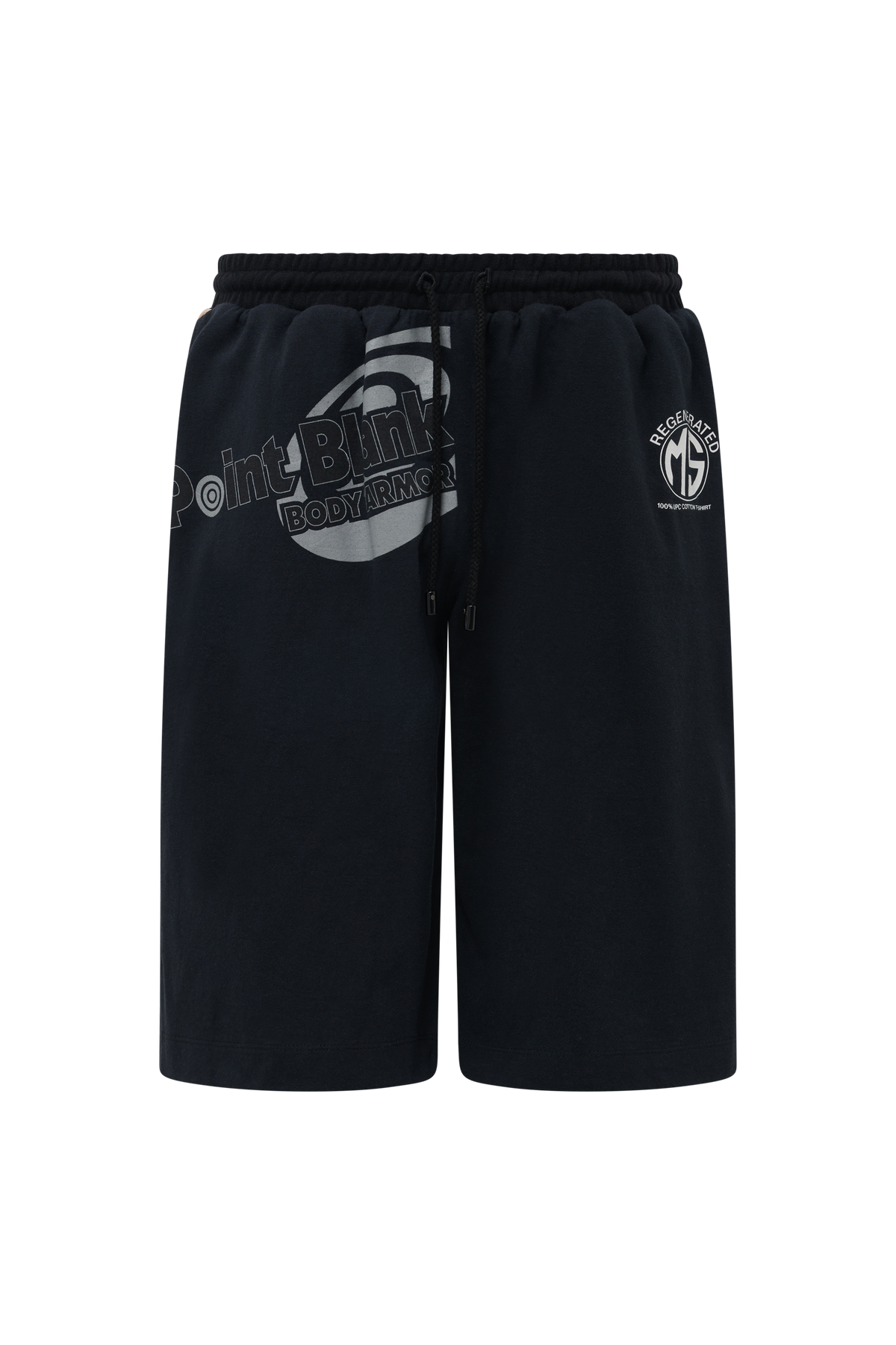 Bermuda graphique Upcyclé - Black