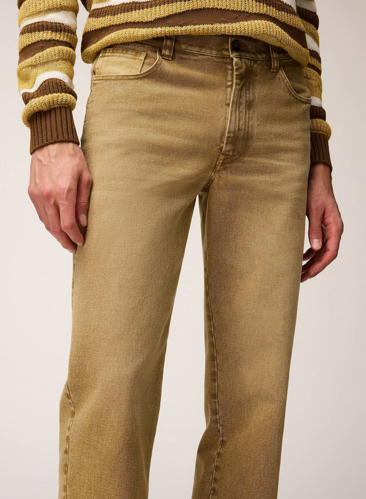 CAMEL DENIM PANTS