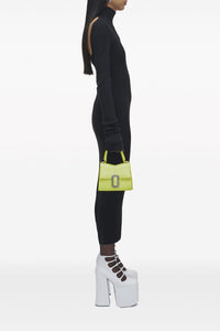 The Mini Top Handle small bag in leather - Limoncello