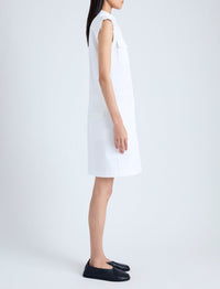 Robe Erica en sergé en coton - Off White