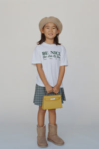 T-shirt enfant « Be Nice » - Blanc