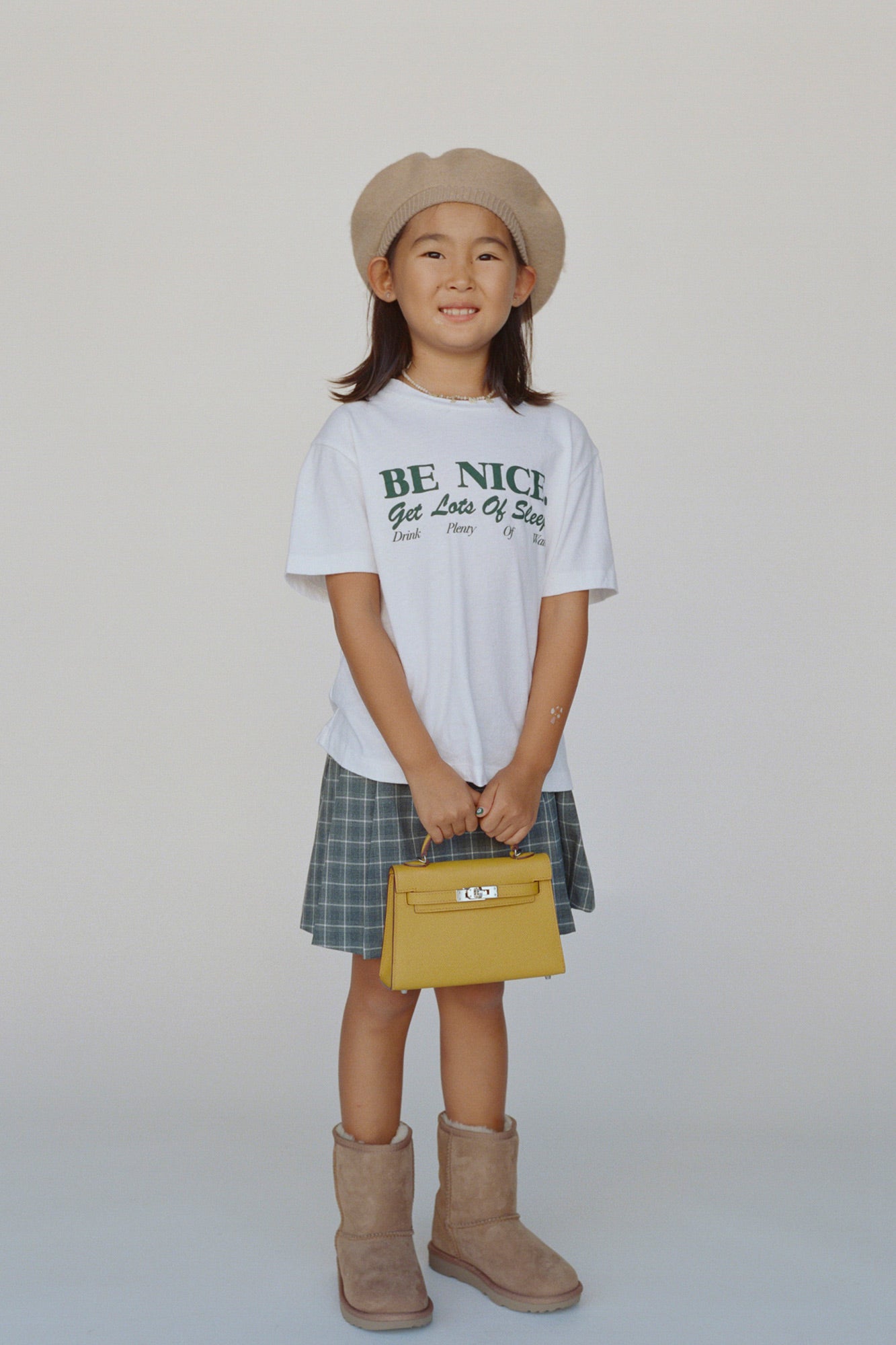 T-shirt enfant « Be Nice » - Blanc