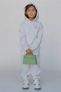 SRHWC Kids Hoodie - Heather Gray & Navy