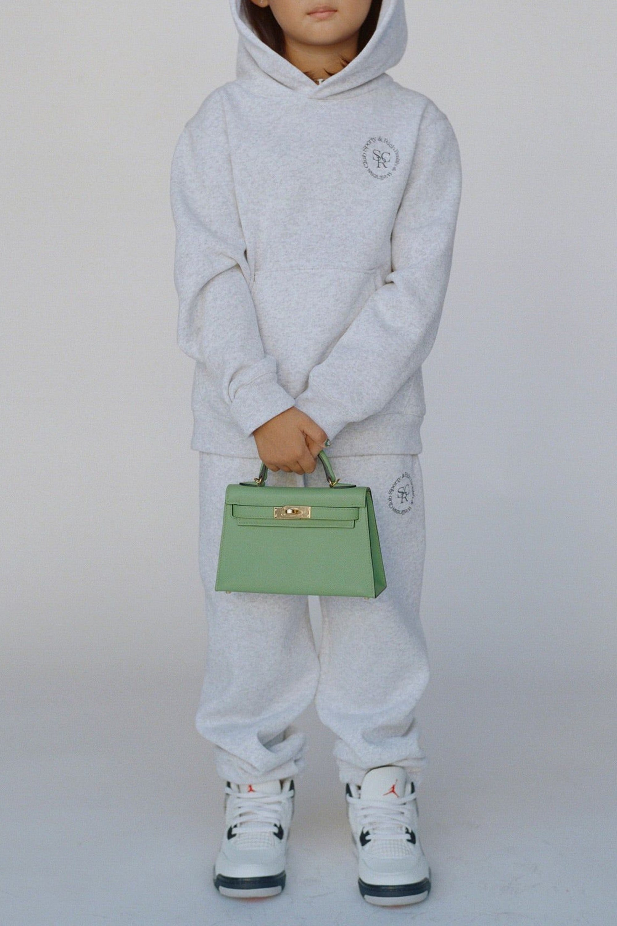 SRHWC Kids Hoodie - Heather Gray & Navy