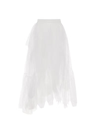 Jupe asymétrique - Optical White