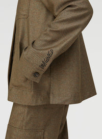 GREEN ELEVATED WORKWEAR OVERSHIRT