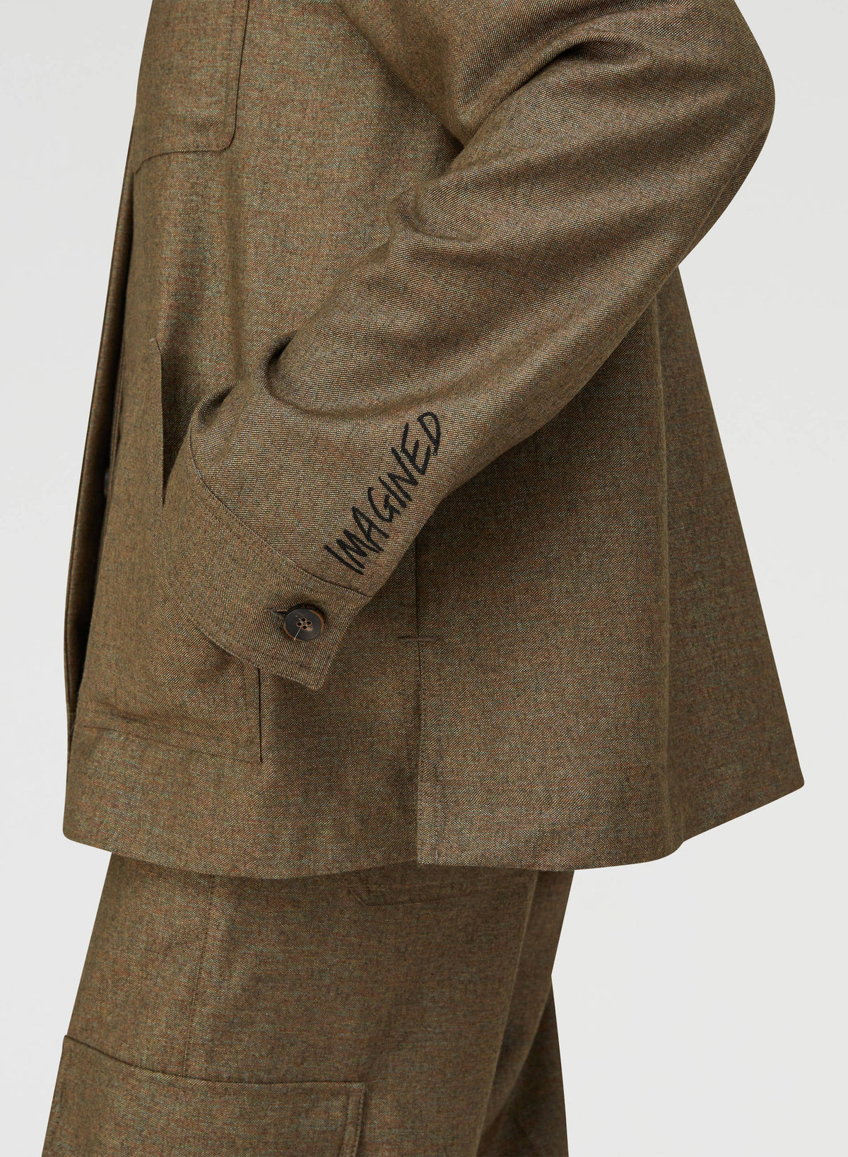 GREEN ELEVATED WORKWEAR OVERSHIRT