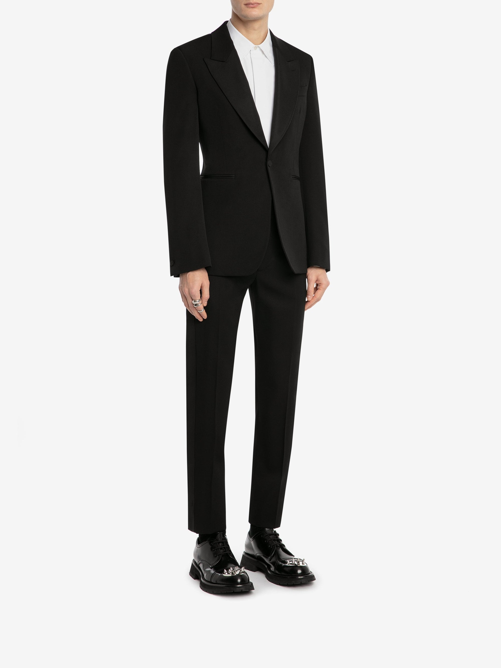 Blazer avec poches en laine - Black