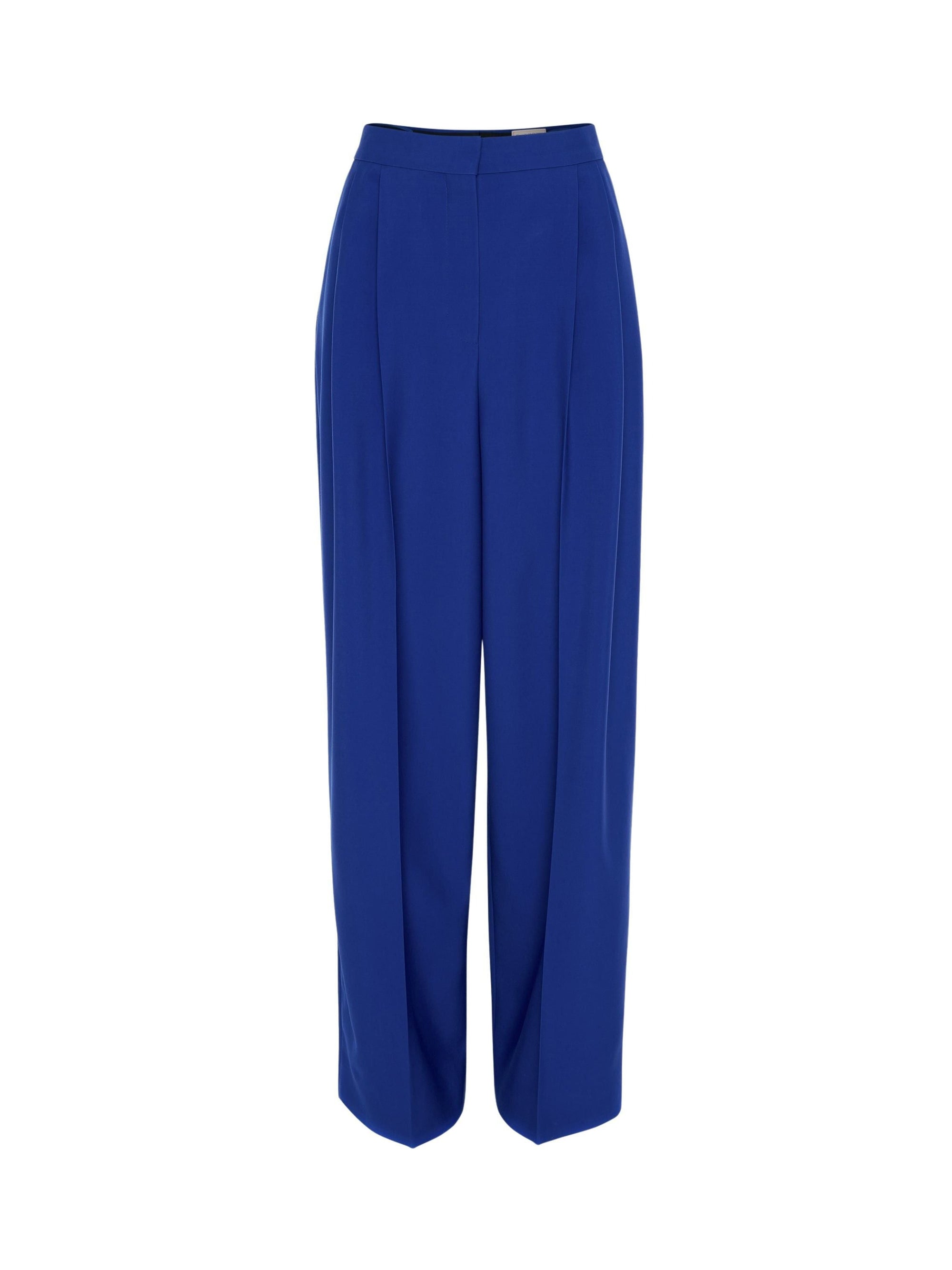 Pantalon avec poches en laine - Electric Blue