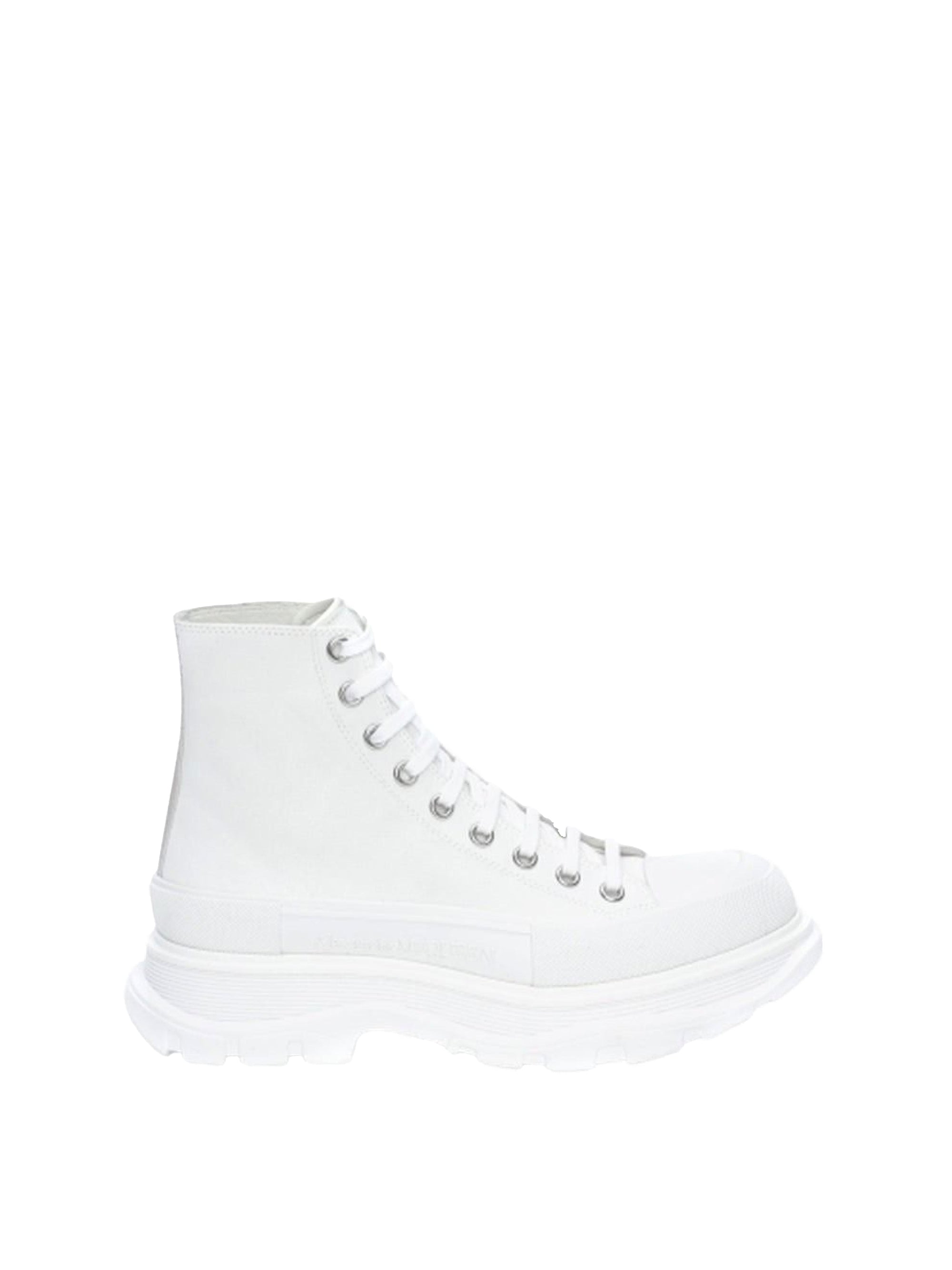 Bottines à lacets - White