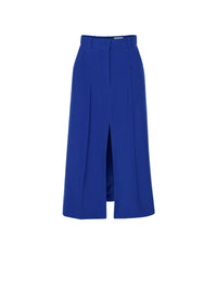 Jupe avec poches en laine - Electric Blue
