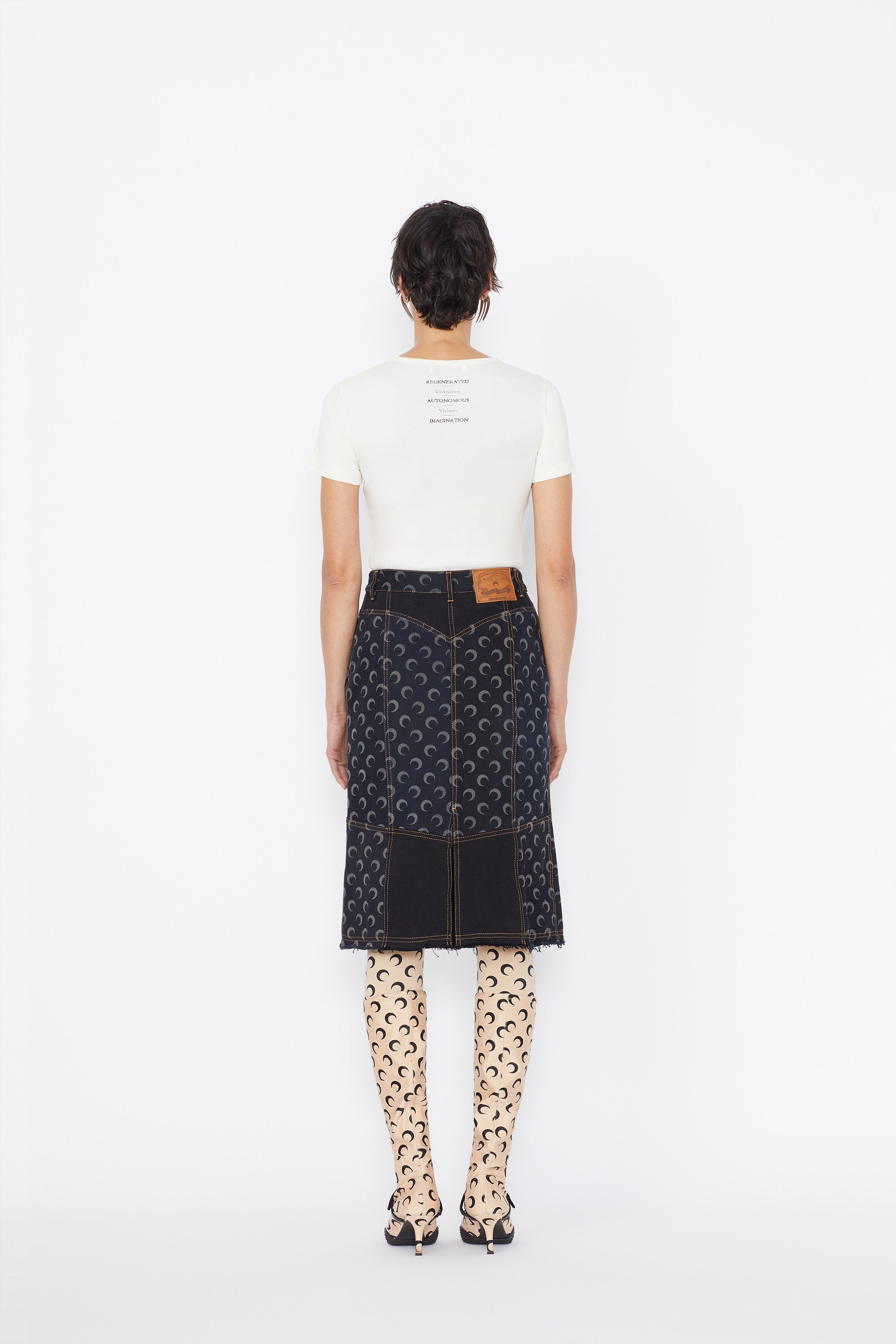 PRIX MARQUE : 220€_All Over Moon Black Jupe - All Over Moon Black