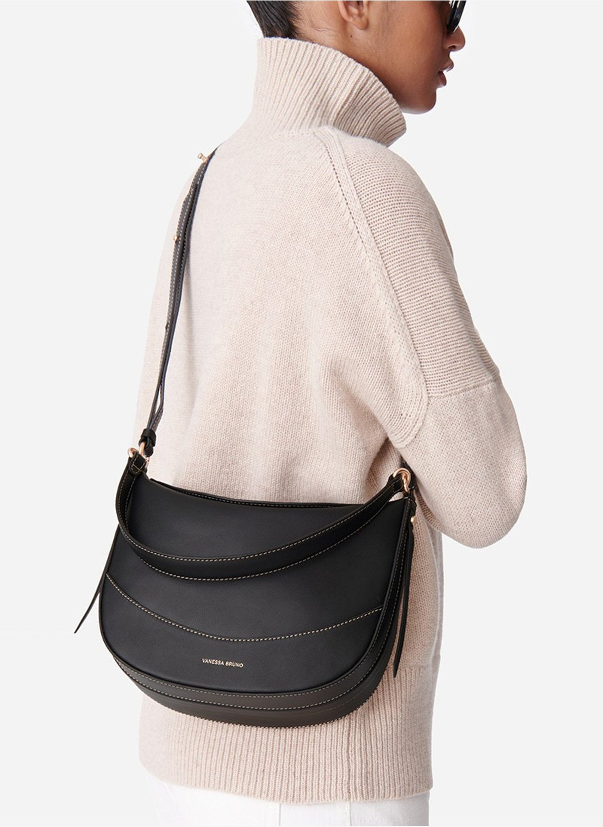 Sac Daily en cuir - Taupe