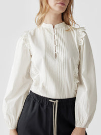 9 QTY RELIQUAT 70 // BLANC / Blouse Senzo - BLANC