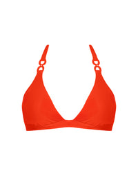 Haut de bikini triangle Grace Infinie - Orange Infini