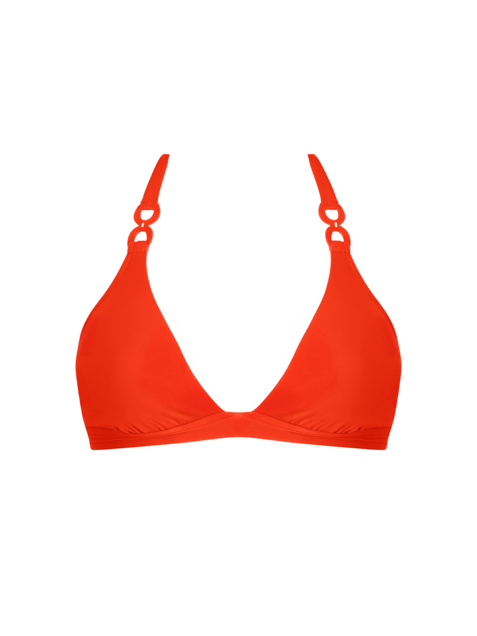 Haut de bikini triangle Grace Infinie - Orange Infini