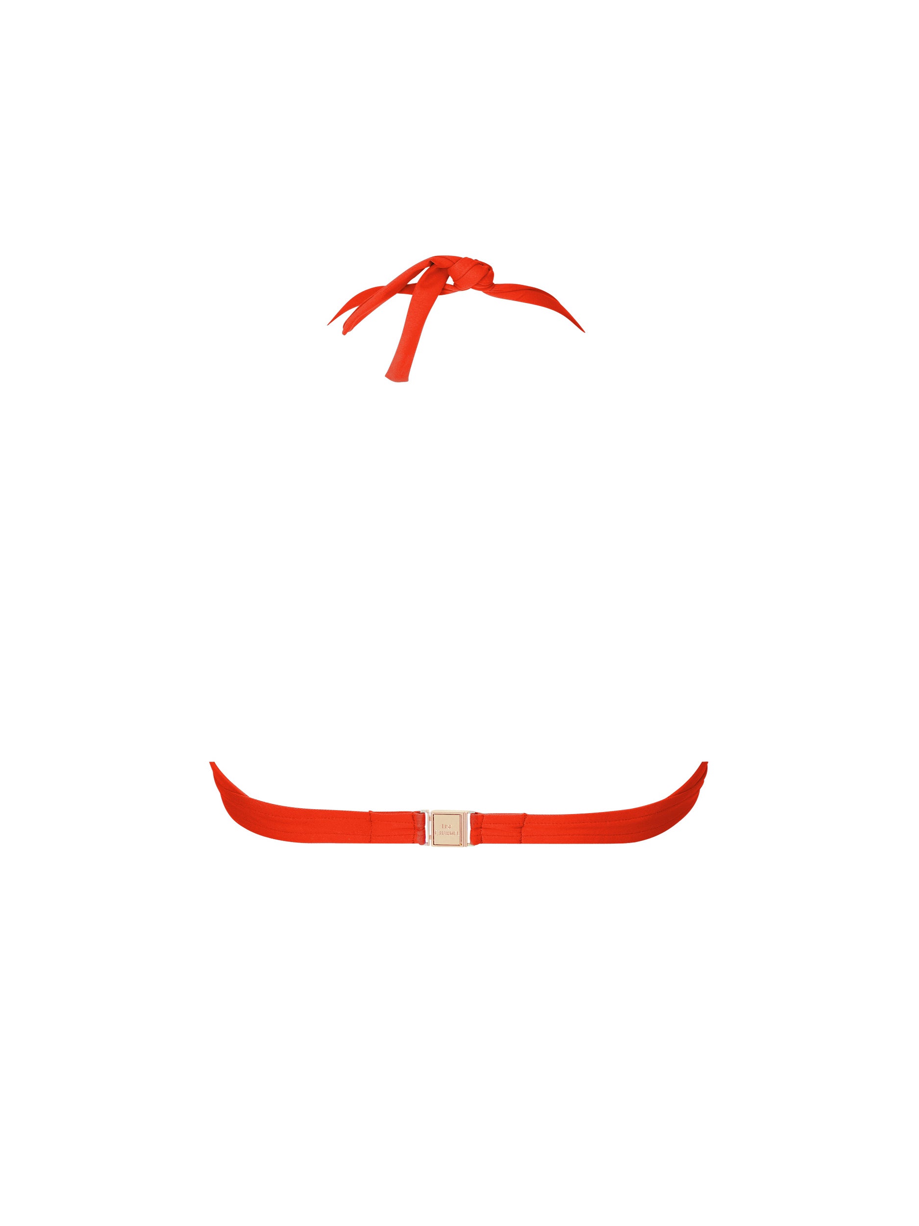 Haut de bikini triangle Grace Infinie - Orange Infini