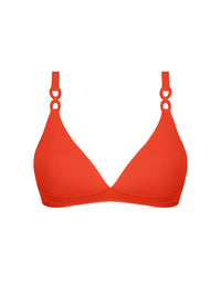 Haut de bikini triangle Grace Infinie - Orange Infini