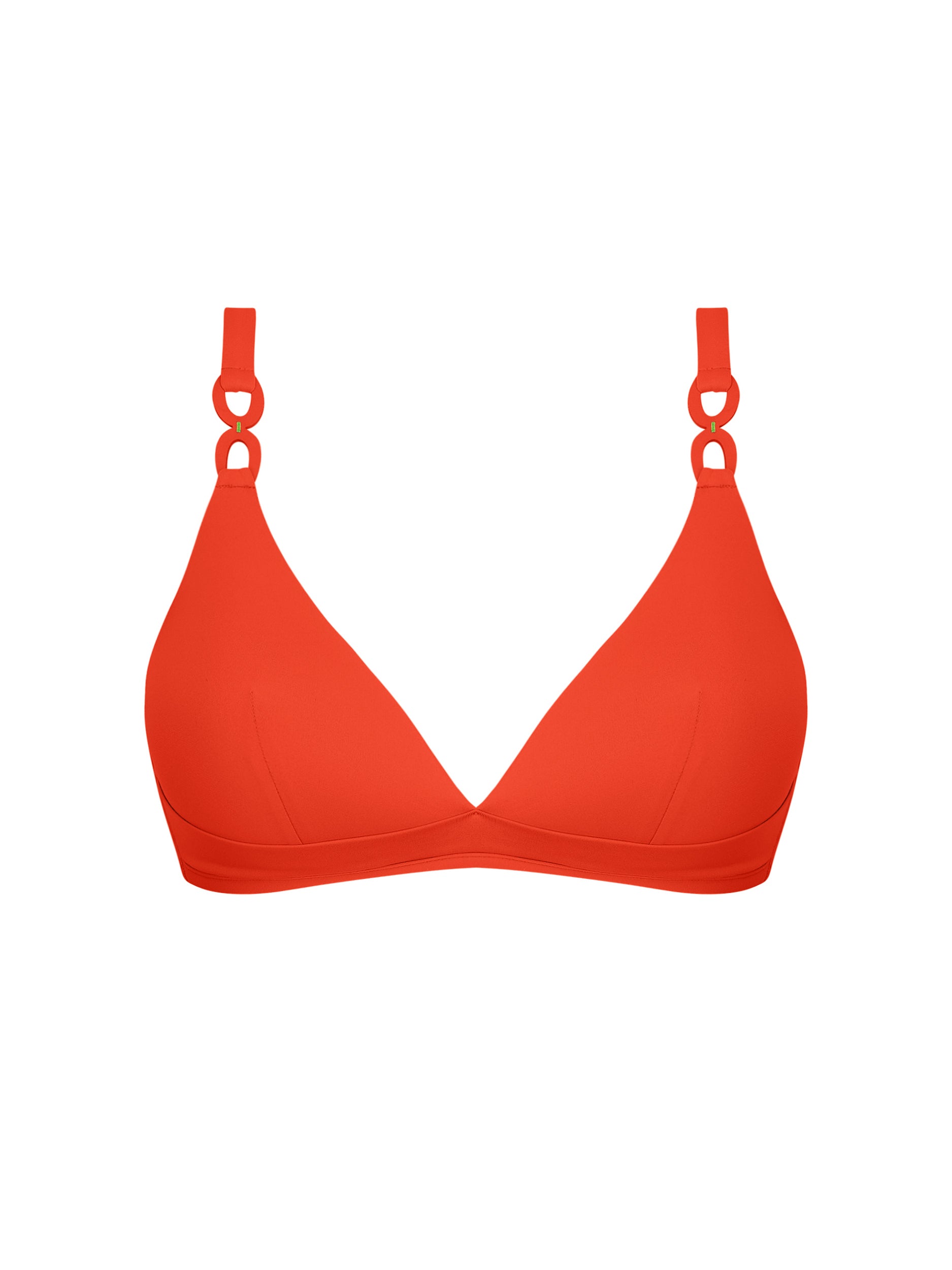 Haut de bikini triangle Grace Infinie - Orange Infini