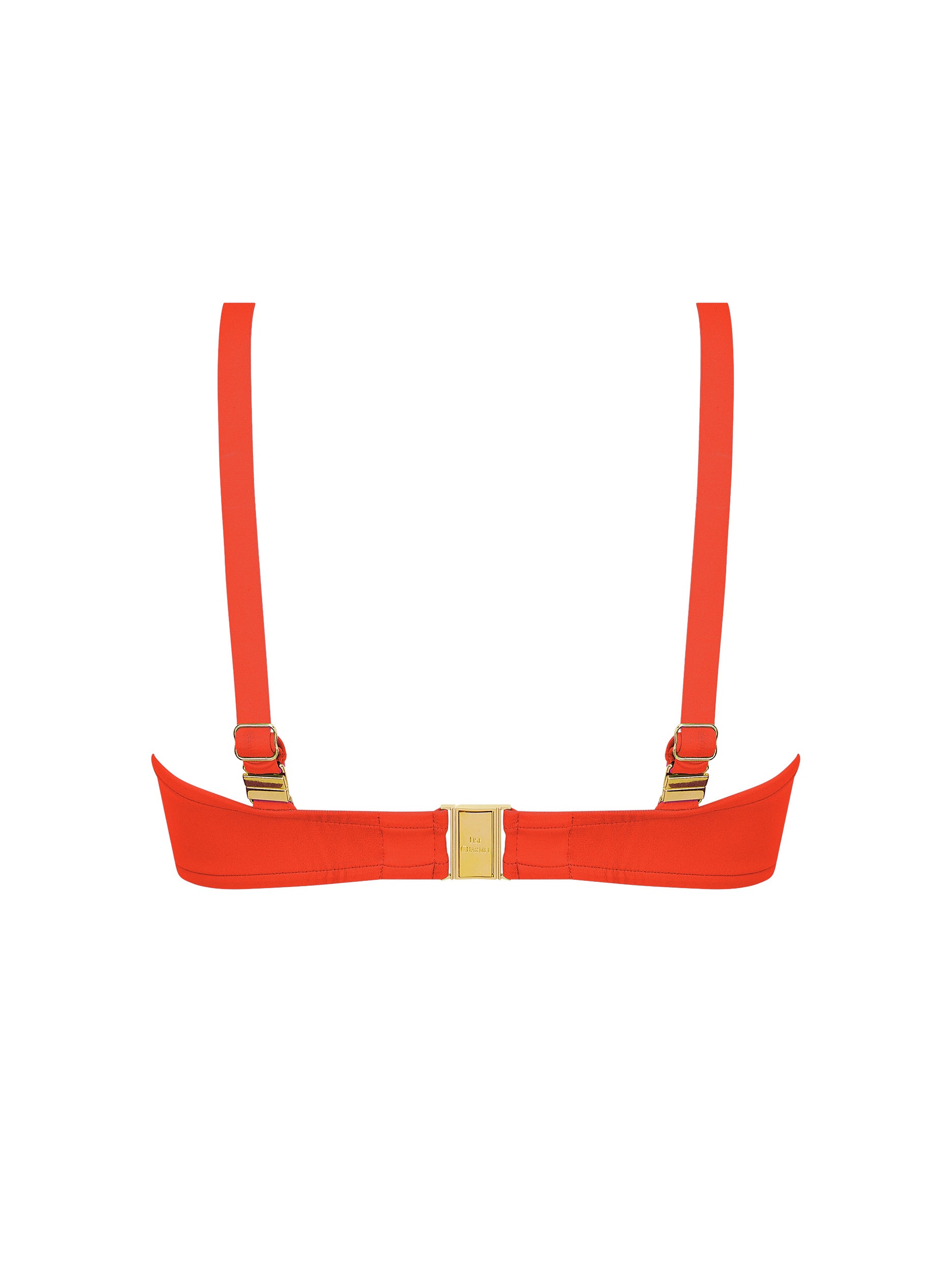 Haut de bikini triangle Grace Infinie - Orange Infini