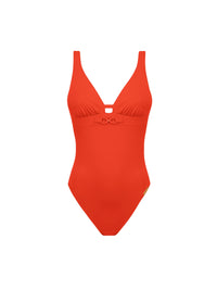 Maillot une pièce Grace Infinie - Orange Infini