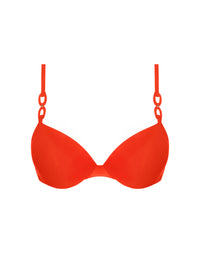 Haut de bikini triangle Grace Infinie - Orange Infini