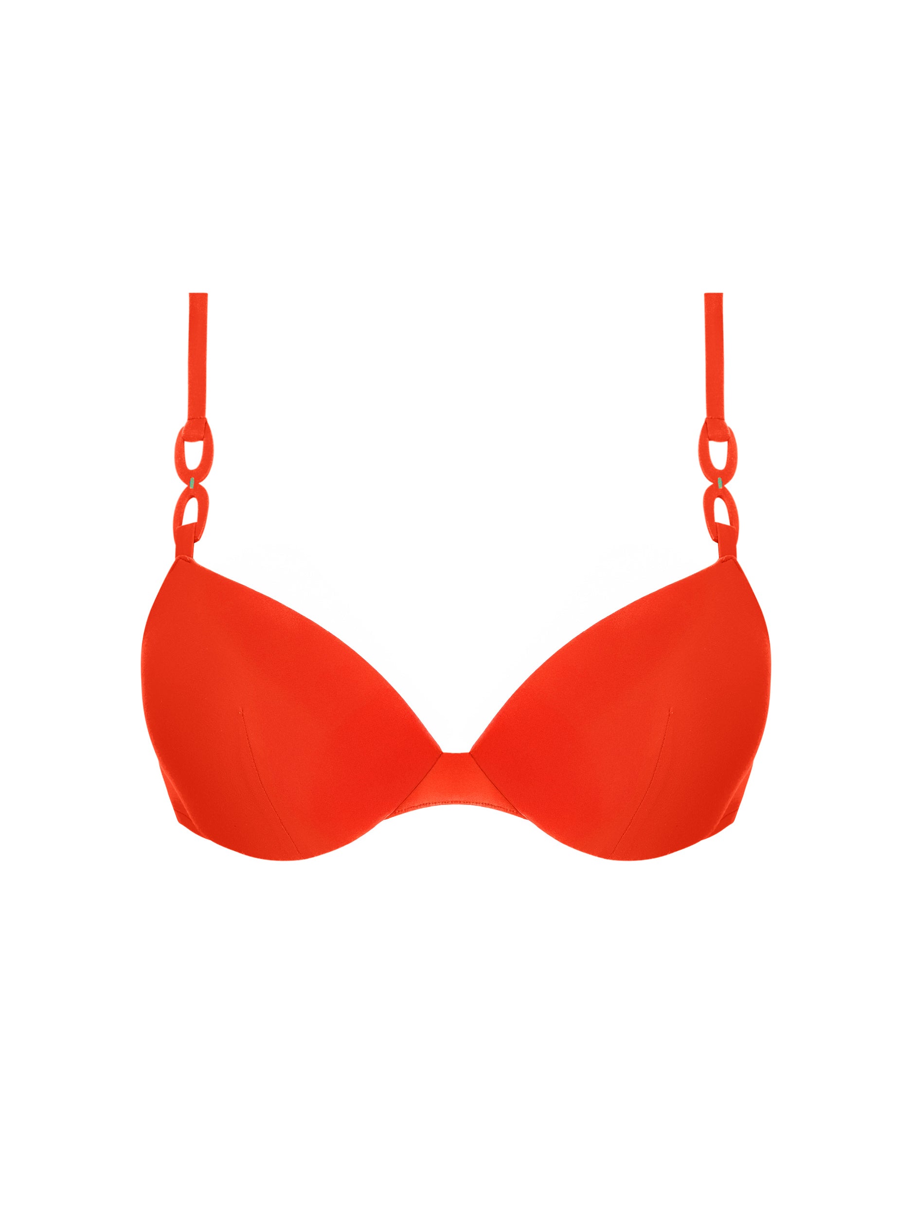 Haut de bikini triangle Grace Infinie - Orange Infini