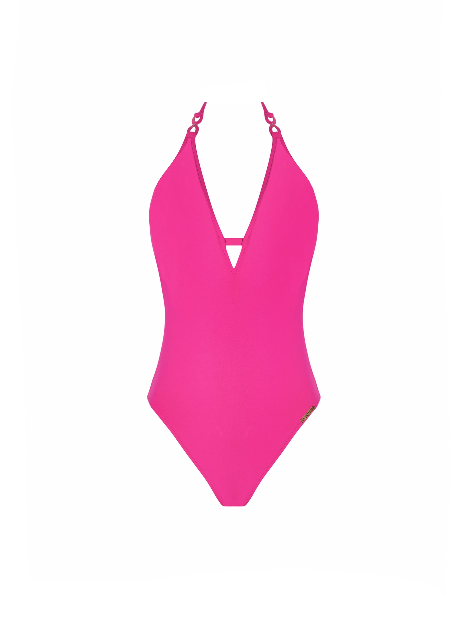 ZNOSTOCK_NEW_0qty refco_Tresses Fuschia Maillot une pièce - Tresses Fuschia
