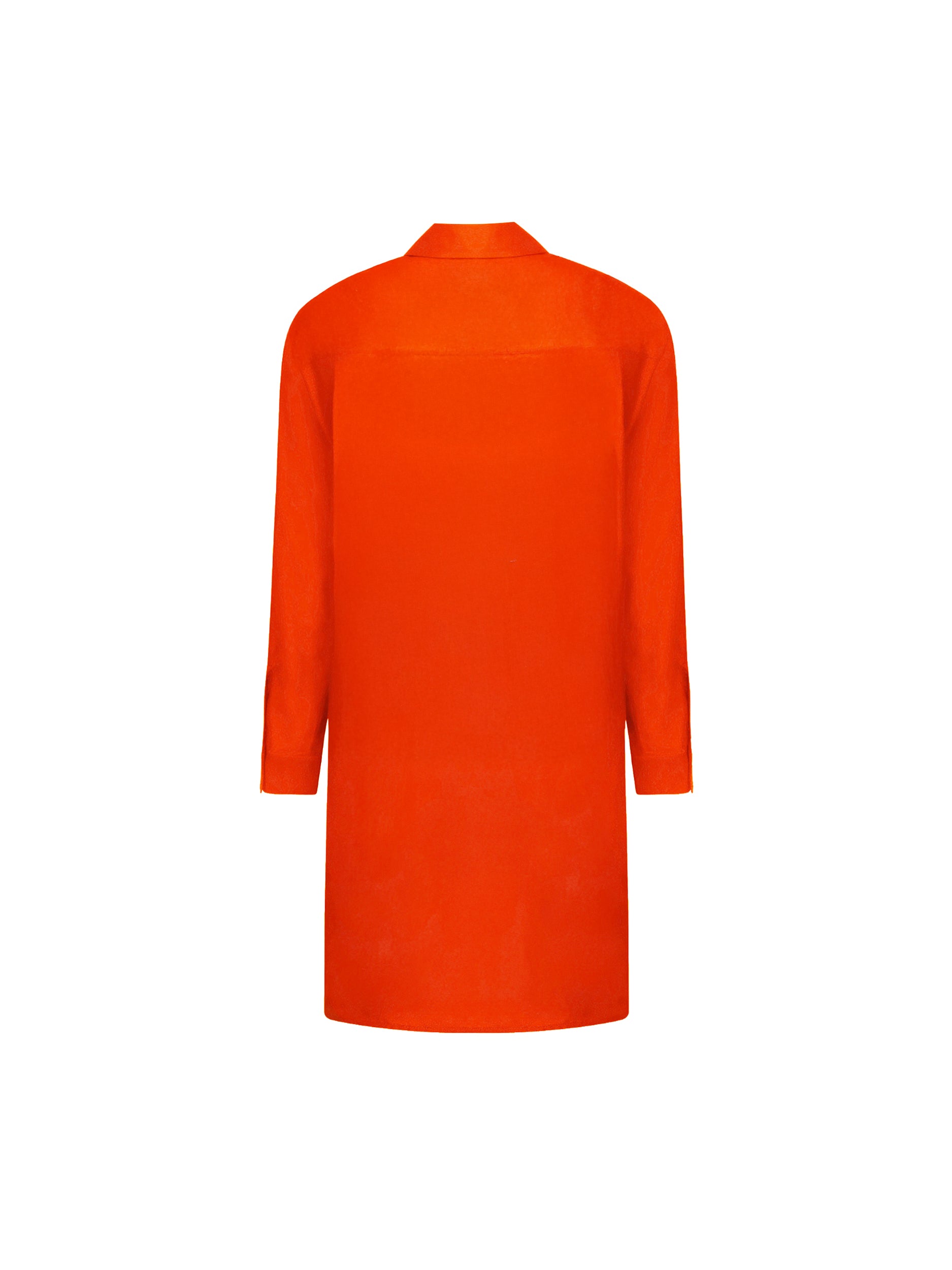 Chemise Grace Infinie en soie mélangée - Orange Infini