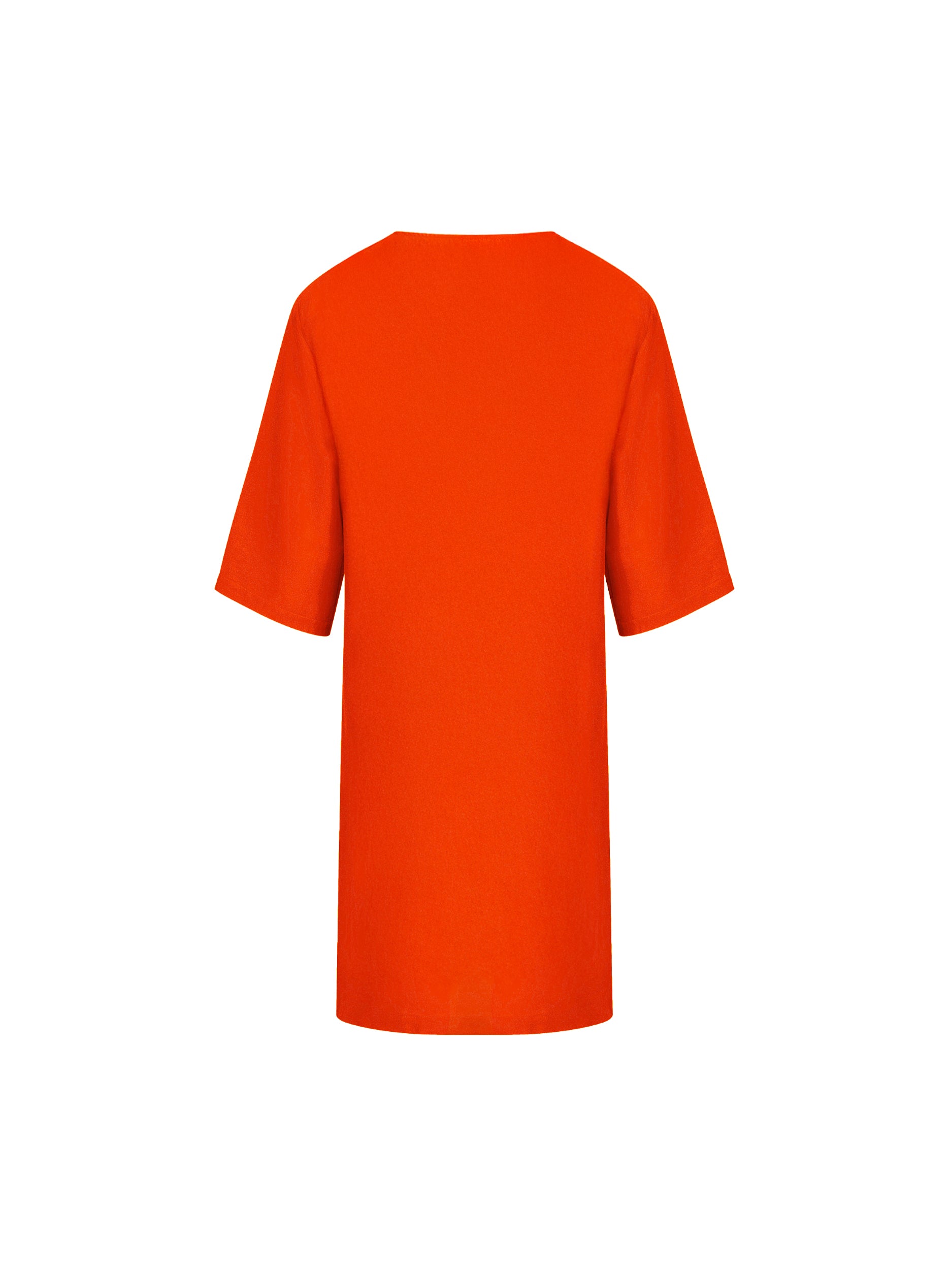 Tunique Grace Infinie en soie mélangée - Orange Infini
