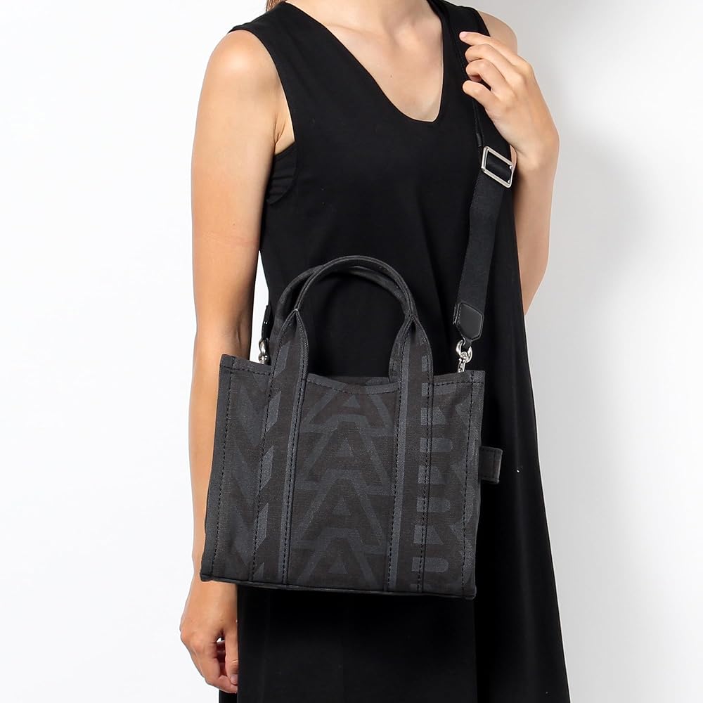 Petit sac à bandoulière The Tote Bag en tissu - Black Multicolor