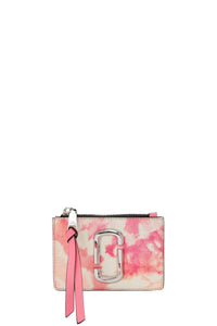 Porte-monnaie Snapshot en cuir - Pink Multicolor
