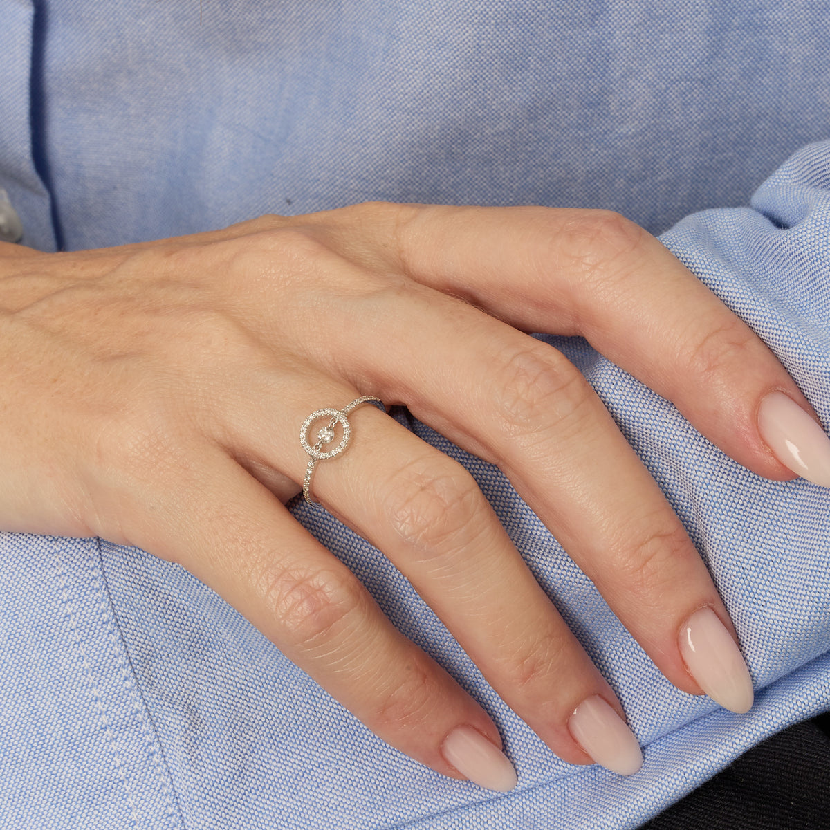 PT1_PrixTroca:450€_VentesTroca:0_QtyTroca:1_ST:0%_Bague Flamboyante en Or blanc 18K sertie de diamants - Blanc
