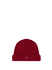 AC logo wool hat - Garnet