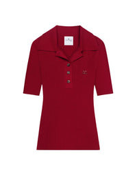 PRIX MARQUE : 100 / POLO ICONIQUE EN MAILLE CÔTELÉE