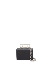 Mini sac Grip en cuir - Black